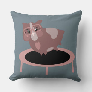 Coussin Cochons d'Inde Mignons en Train de Faire de l'Exer