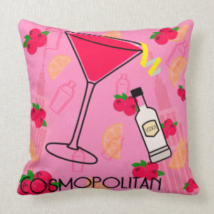 Coussin Cocktail cosmopolite