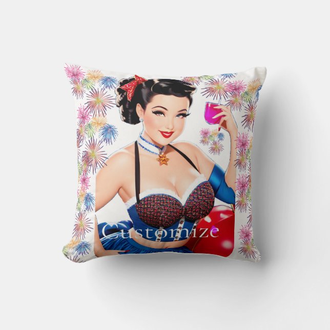 Coussin Cocktail Party Girl Thunder_Cove (Recto)