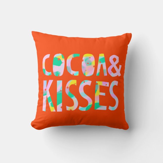 Coussin Cocoa & Baisers (Recto)