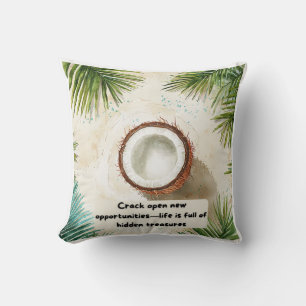 Coussin Cocotier amusant et motivant