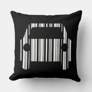 Coussin CODE BARRE VOITURE Automobile Code-barres Motif De