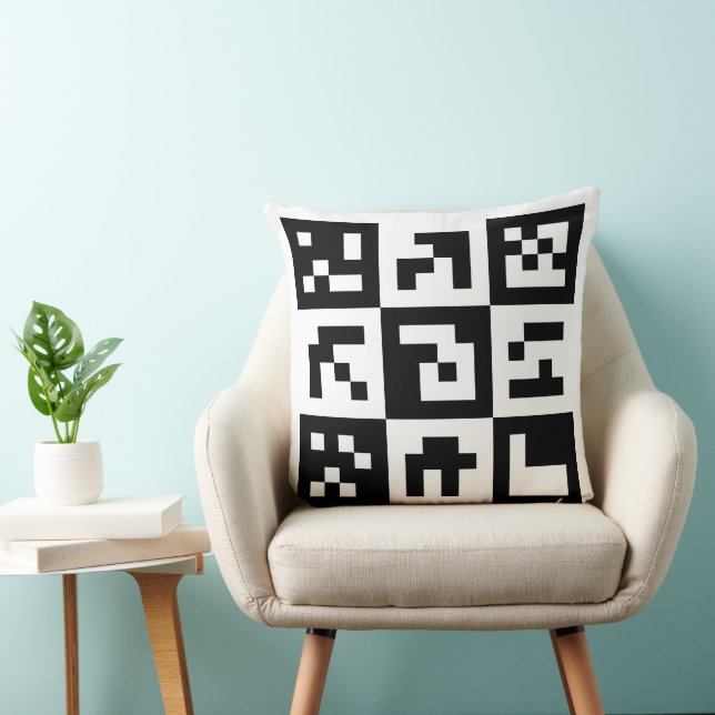 Coussin code qr (Chaise)