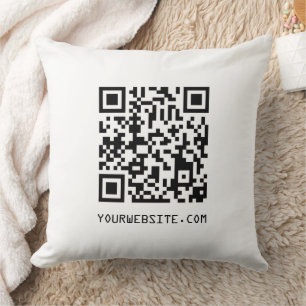 Coussin Code QR personnalisable Votre lien de page Web
