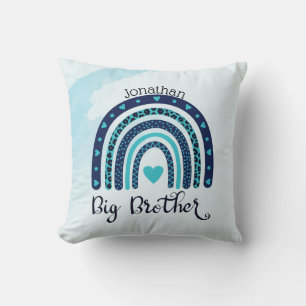 Coussin Coeur arc-en-ciel personnalisé Big Brother