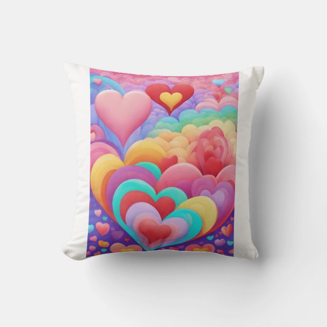 Coussin Coeur d'amour (Recto)
