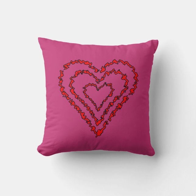 Coussin Coeur d'amour (Recto)