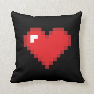 Coussin Coeur de 8 bits