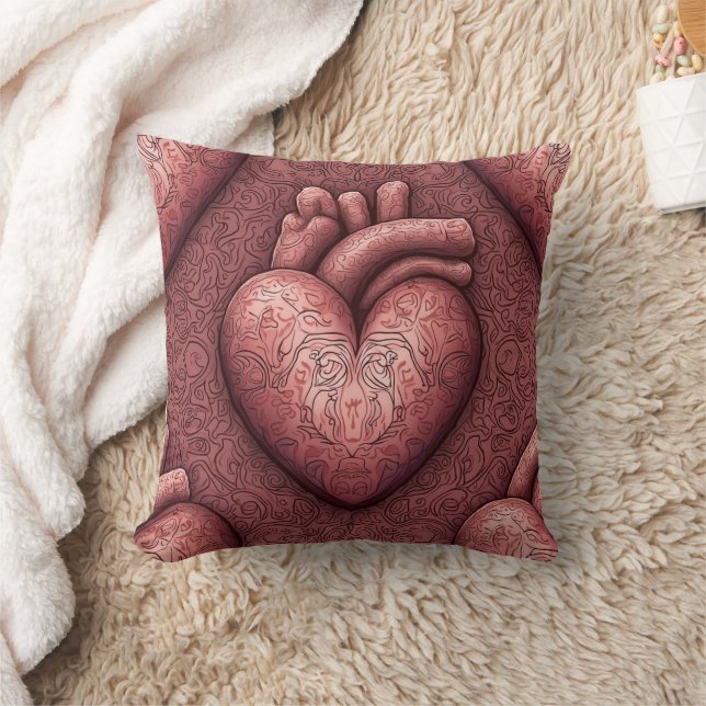 Coussin Coeur de conception Jeu d'oreiller (Couverture)