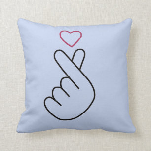 Coussin coeur de doigt