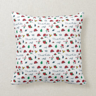 Coussin Coeur de Frida Kahlo   du Mexique