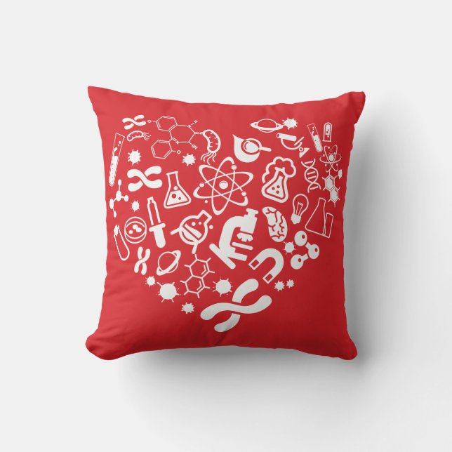 Coussin Coeur de l'espace et de la Science (Recto)