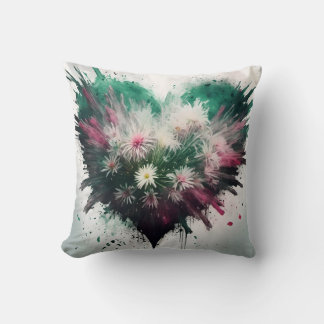 Coussin Coeur des fleurs
