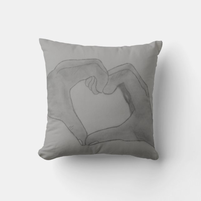 Coussin Coeur Des Mains (Recto)