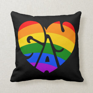 Coussin Coeur gay