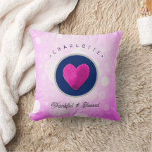 Coeur gentil et béni Ajouter votre nom rose