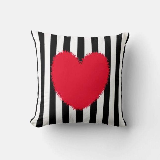 Coussin Coeur rouge (Recto)