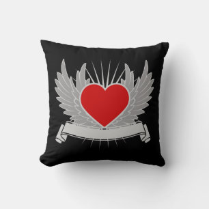 Coussin Coeur rouge