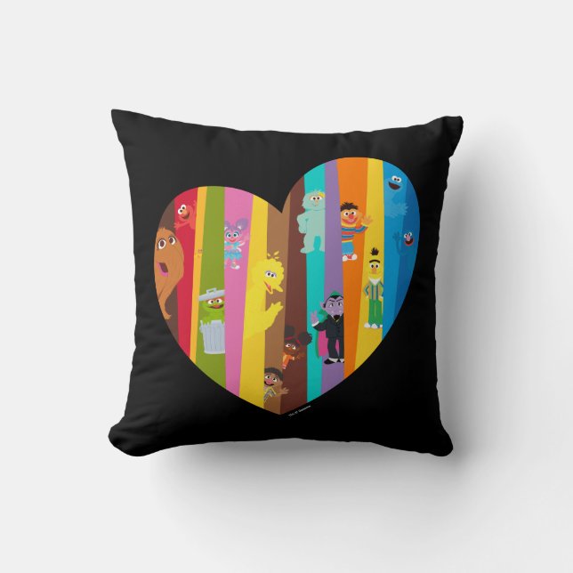 Coussin Cœur Unis (Recto)