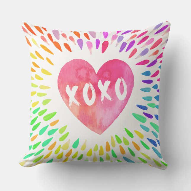 Coussin Coeur XoXo (Recto)
