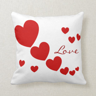 Coussin Coeurs d'amour