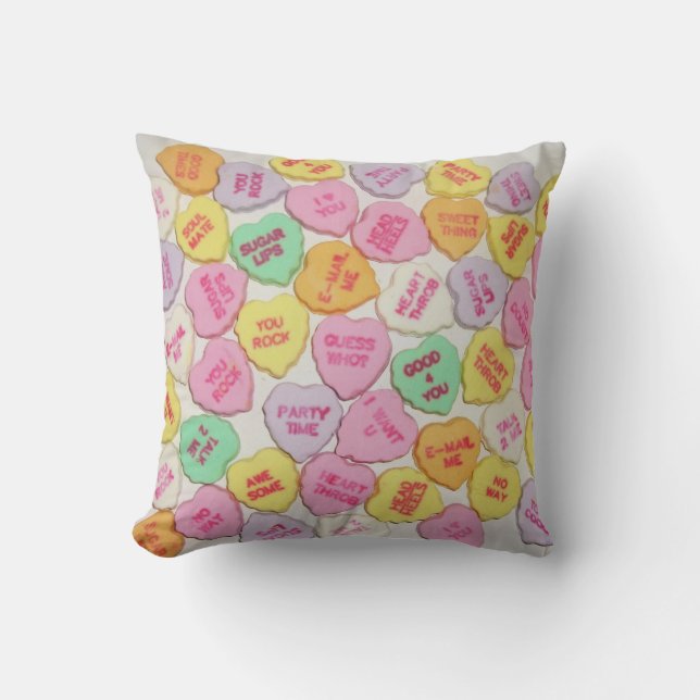 Coussin Coeurs de bonbons (Recto)