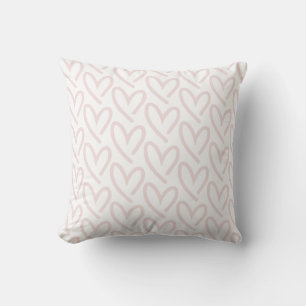 Coussin Cœurs de cœurs rose clair