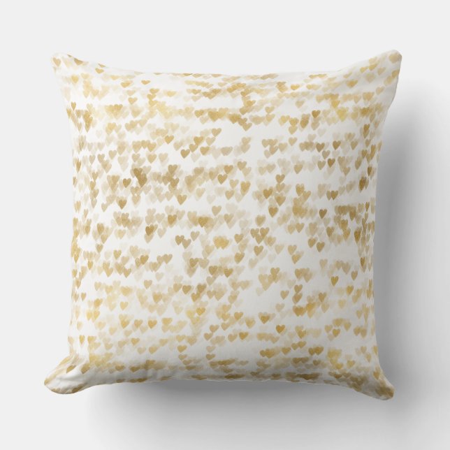 Coussin Coeurs d'or (Recto)