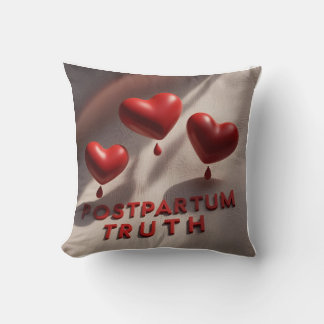 Coussin Coeurs et larmes flottants 3D : équilibre de l'émo