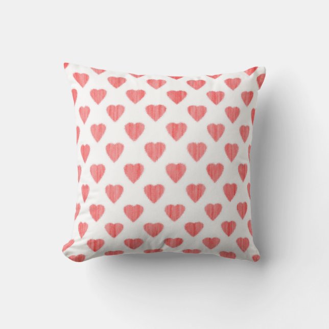 Coussin Coeurs grincheux (Recto)