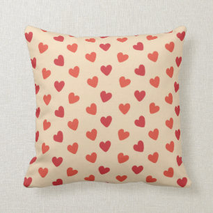 Coussin Coeurs mignons Motif sans couture, Cadeau Valentin
