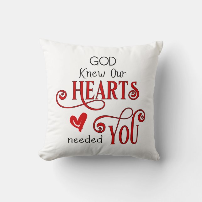 Coussin Coeurs nécessaires à vous (Recto)