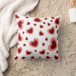 COUSSIN COEURS POUR PETITE AMIE, PETIT AMI, MARI, FEMME,