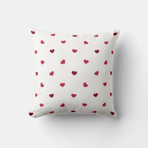 Coussin Coeurs rouges