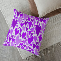 Coeurs violets super et romantiques Saint-Valentin