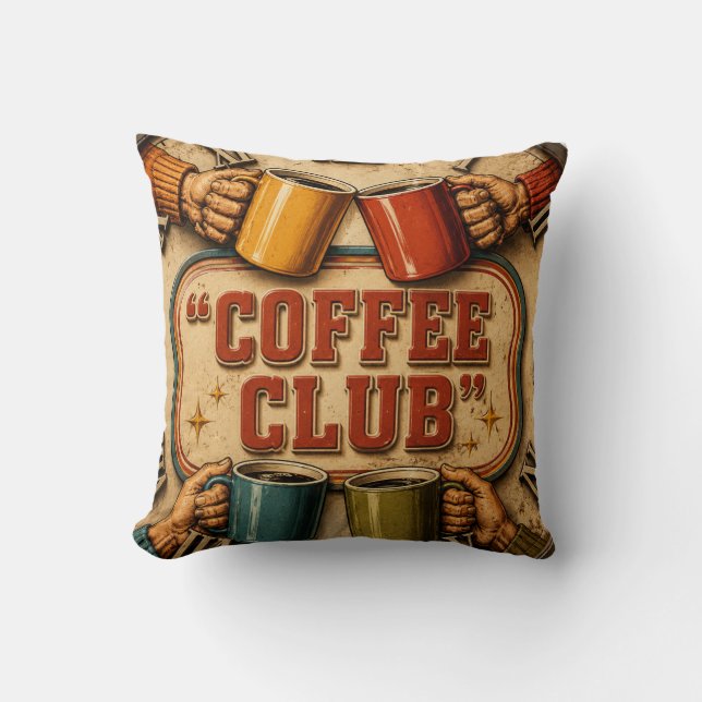 Coussin Coffee Club (Recto)