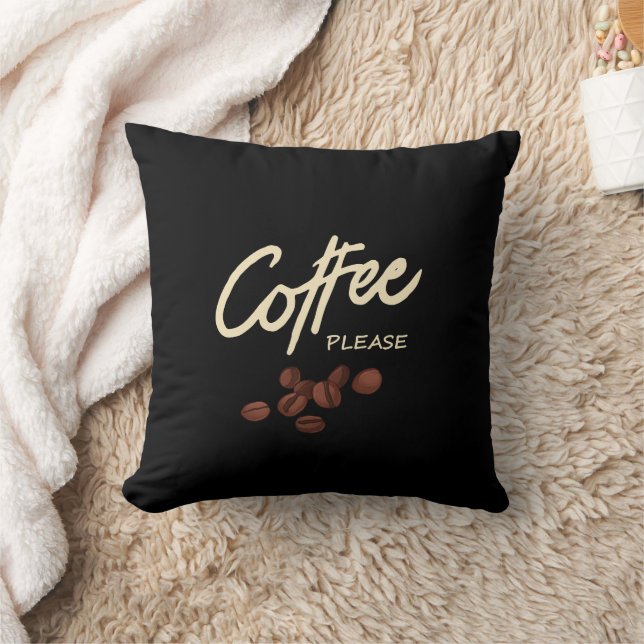 Coussin Coffee Please Coffee Lover (Couverture)