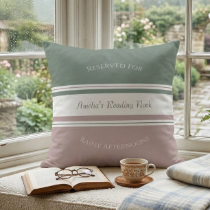Coussin Coin de lecture cosy de conte de fées aux tons de