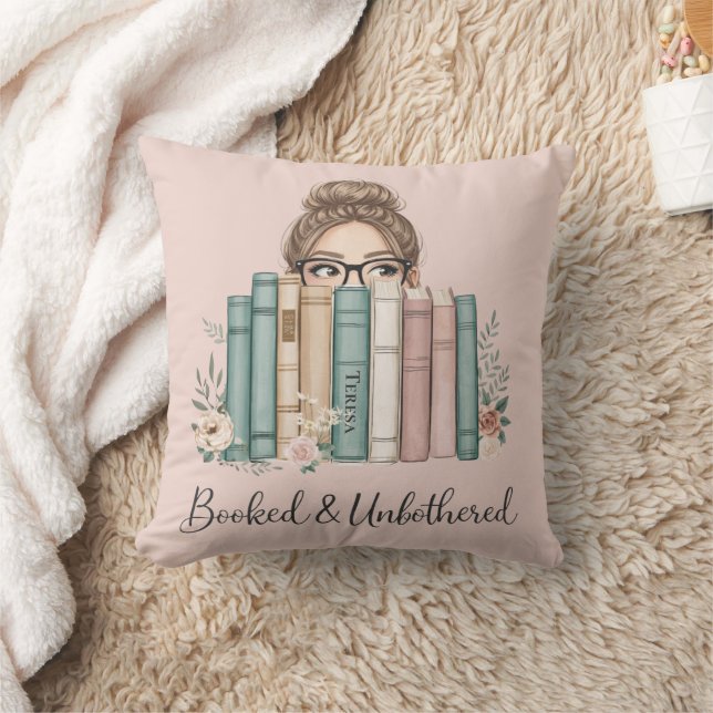 Coussin Coin de lecture cosy 'Réservé et imperturbable' po (Couverture)