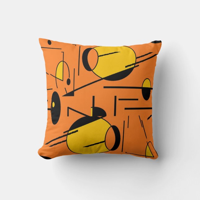 Coussin Coin du monstre atomique - Art de Ken Gage MCM (Recto)