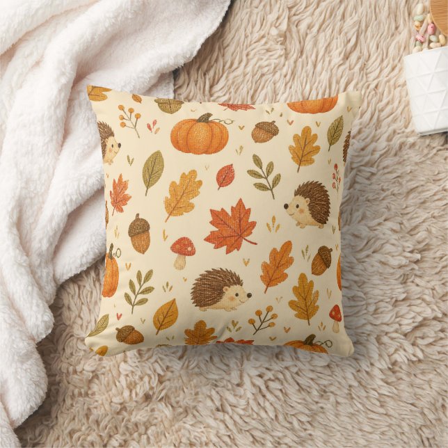 Coussin Cojín con patrón otoñal ideal para decoración  (Couverture)
