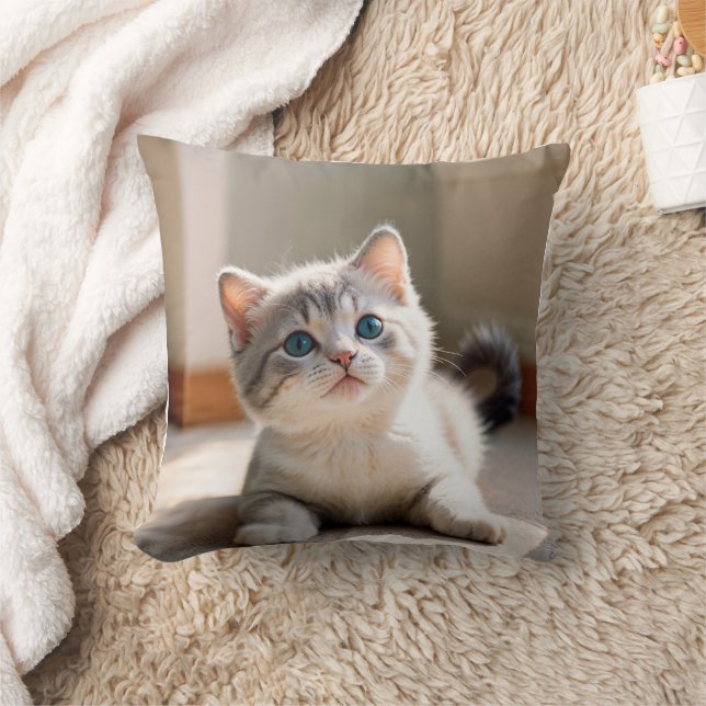 Coussin Cojín decorativo con diseño de gato (Couverture)