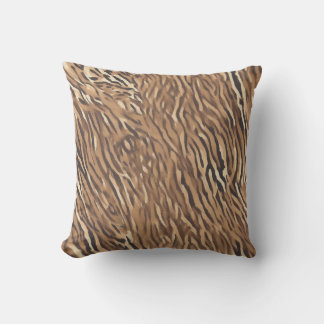 Coussin Cojín Decorativo con Diseño de Piel de Tigre