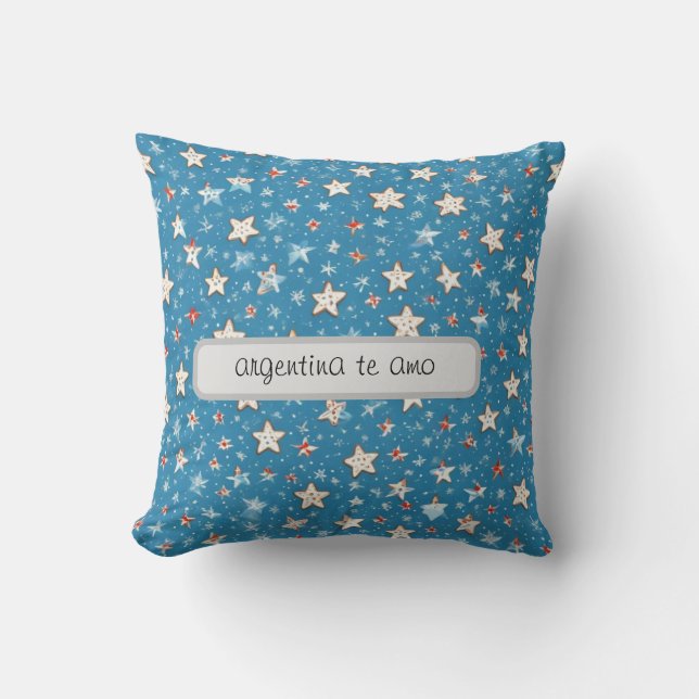 Coussin "Cojín Decorativo con Orgullo Argentino. (Recto)