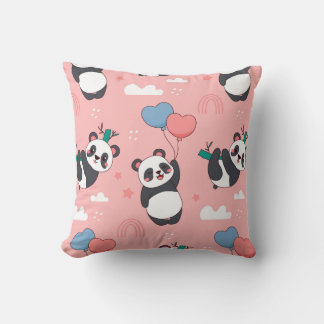 Coussin Cojín decorativo con pandas