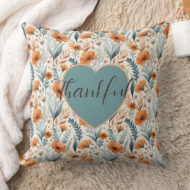 Coussin Cojín Decorativo Custom Wildflower Botanical Boho (Couverture)