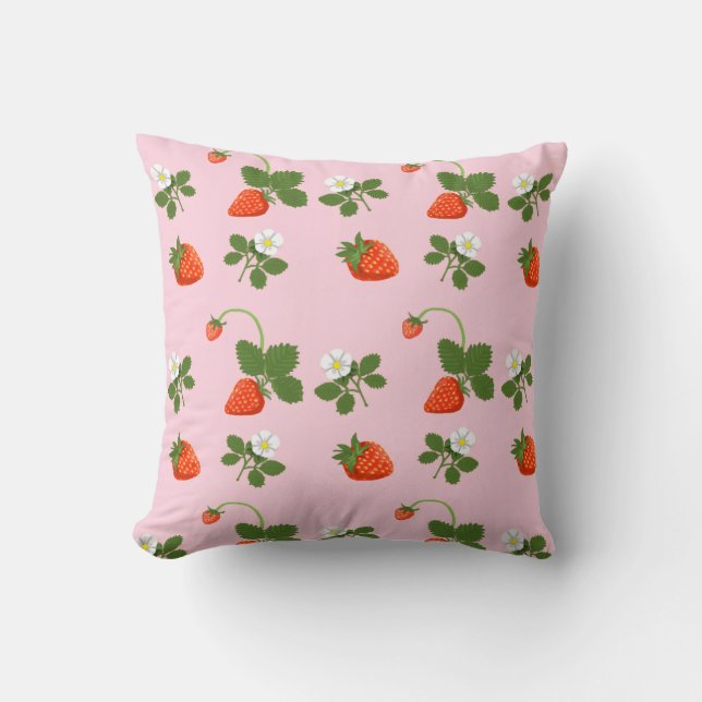 Coussin Cojín Decorativo Strawberries (Recto)