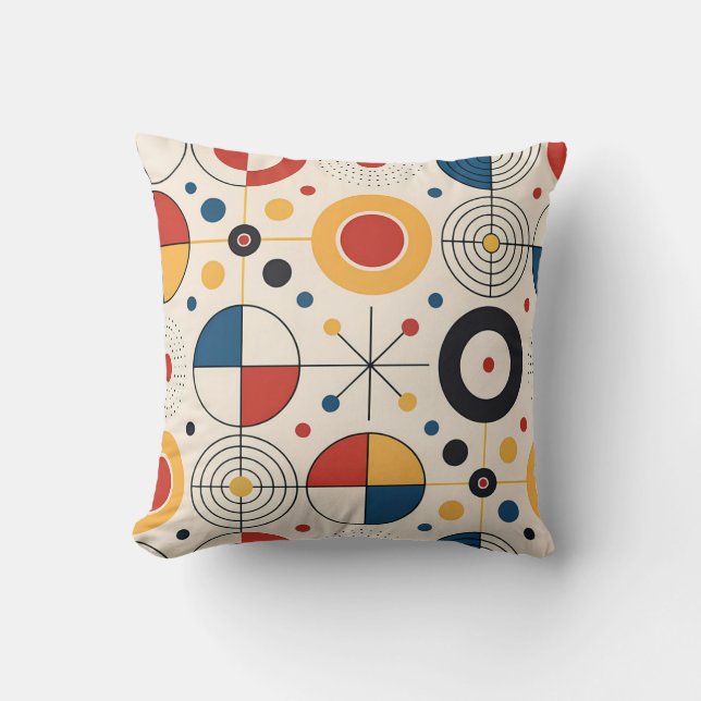 Coussin Cojín diseño geométrico  (Recto)