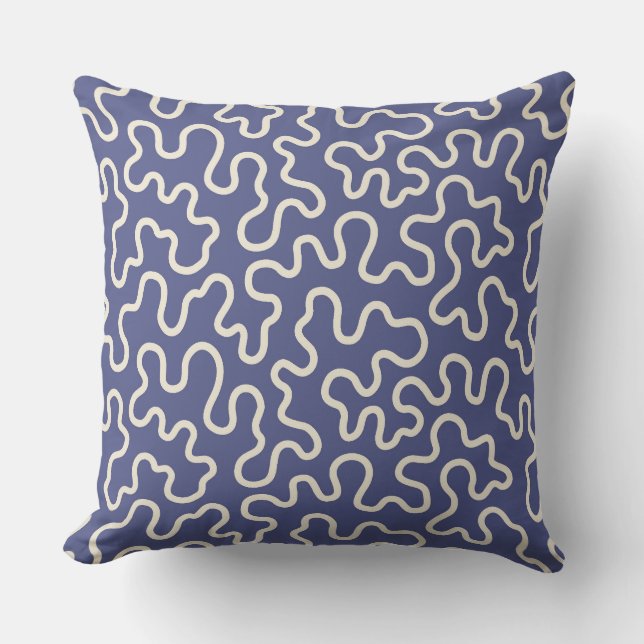 Coussin Cojin lieas onduladas (Recto)