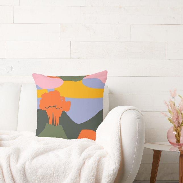 Coussin Cojín mullido 100% algodón (Canapé)